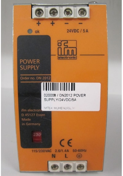Ifm Dn2012/24vdc/5a Power Supply