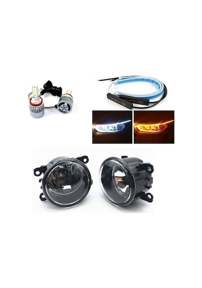 Ford Transit 2006-2018 Led Xenon Sis Farı + Far Üstü Kayan Led Seti