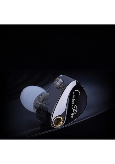 Kz Castor Pro Bass-enhanced Harman Target Çift Sürücülü Hi-fi Iem Kulaklık Siyah-mikrofonsuz Kulak Içi Kulaklık