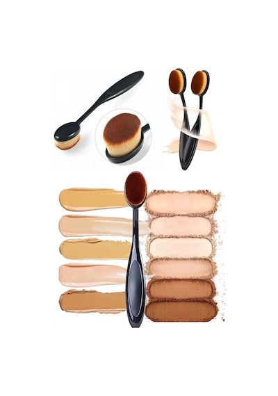 Oval Makyaj Fondöten Fırçası