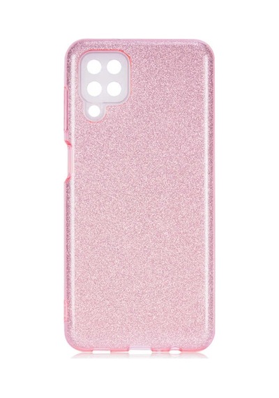 Galaxy A12 Kılıf Simli Renkli Silikon