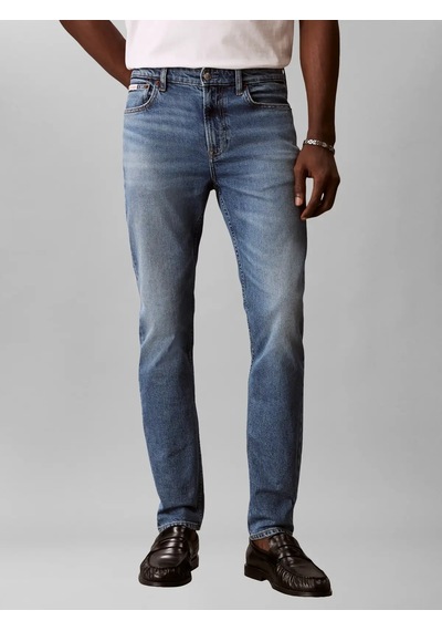 Calvin Klein Slım Taper Blue Tıde, R7o, 32, 32 Mavi Erkek Kot Pantolon