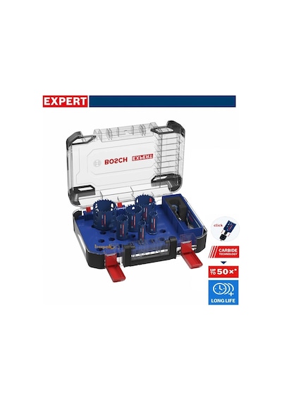 Bosch Expert 9 Prç 22-68 Mm Farklı Malzemeler İçin Karbür Panç Seti 2608901906