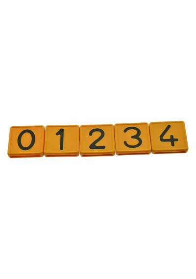 Hayvanlar Işaretleme Numaratör 91 Adet 1 - 50 Arası