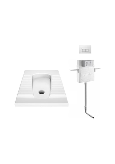 VitrA Arkıtekt Hela Taşı + Gömme Rezervuar + Buton Set