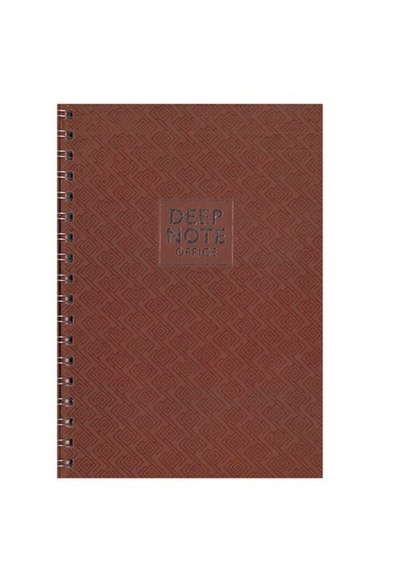 Özkan Deep Note 17x24 Sp. Kareli Defter 100 Yap. Kahverengi