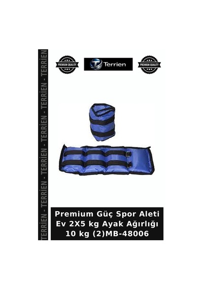 Premium Güç Spor Aleti Ev 2x5 Kg Ayak Ağırlığı 10 Kg 2 Mb-48006 Belirtilmemiş