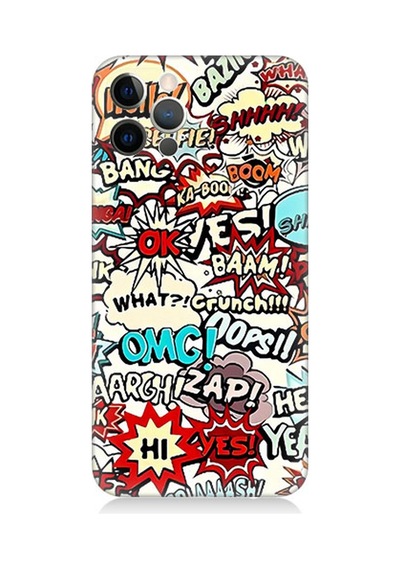 Apple Uyumlu  iPhone 12 Pro Silikon Kılıf What Omg Ve Nidalar
