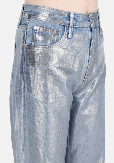Colin's Colins 970 Berry Regular Fit Yüksel Bel Geniş Paça Kadın Denim Jean Pantolon Cl1070709 Q1.v1 Dn40279 Denim