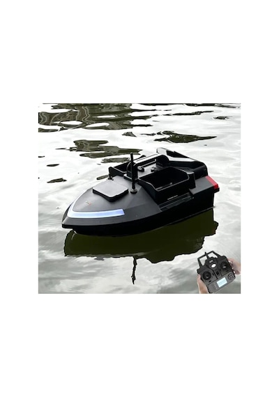 Sazan Yemleme (TEKNE VE BOTU)gps Model 500 Metre Oto Pilot Eve Dünüş Sabıt Hız Siyah