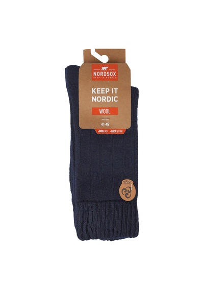 Bolero E99 Erkek Yün Havlu Lambswool Çorap Lacivert