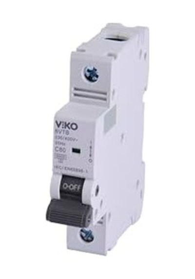 6vtb-1c80 Otomatik Sigorta 6ka C Tipi 1 Kutup 80a