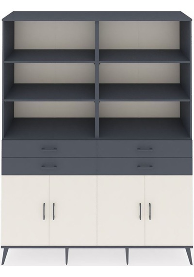 Hyperion Gardrop 8 Raflı 4 Çekmeceli 4 Kapaklı 176x44x221 Antrasit-aytaşı/antrasit Aytaşı/antrasit Hyperion Gardrop 8 Raflı 4 Çekmeceli 4 Kapaklı 176x44x221 Antrasit-aytaşı/antrasit Aytaşı/antrasit