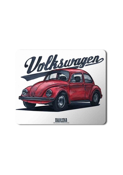 Volkswagen Old Beetle Baskılı Mouse Pad Mousepad.jpg