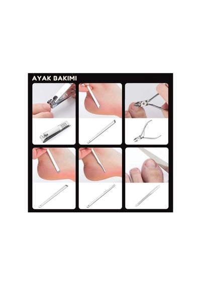 Etashop 19 Parça Manikür Pedikür Seti