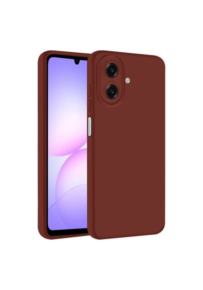 Samsung Galaxy Uyumlu A07 4g First Silikon - Bordo Bz8683140900786