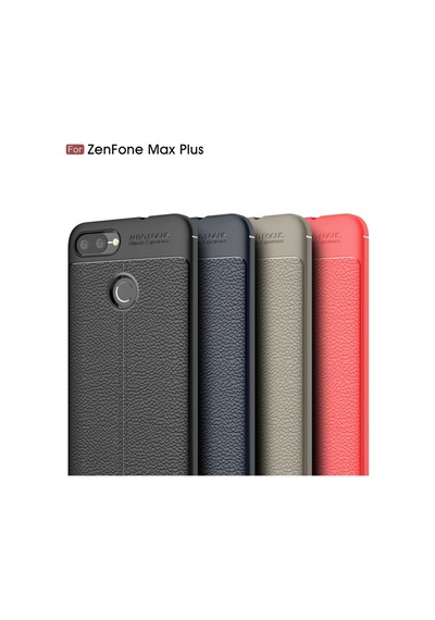 Zenfon Max Plus Zb570Tl Kilif Deri Görünümlü Tam Korumali Silikon 406460999