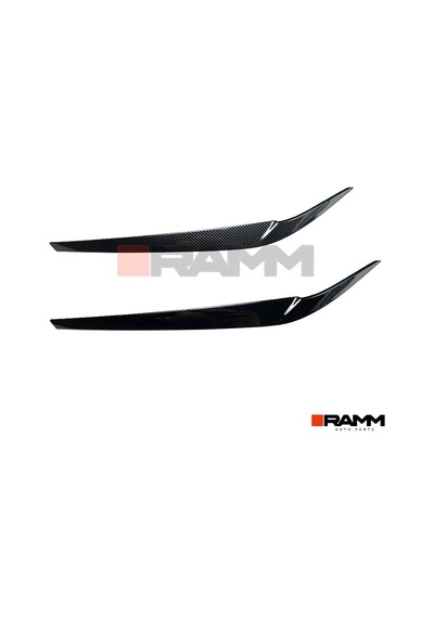 Bmw G30 Far Kaşı Sağ + Sol Parlak Karbon
