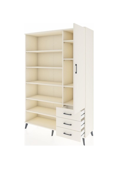 Hyperion Dolap 9 Raflı 3 Çekmeceli Tek Kapaklı 132x44x195 Aytaşı-aytaşı/aytaşı Aytası/aytası Hyperion Dolap 9 Raflı 3 Çekmeceli Tek Kapaklı 132x44x195 Aytaşı-aytaşı/aytaşı Aytası/aytası
