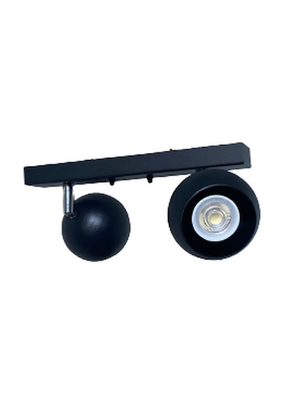Rsylight Metal Modern Spor Siyah Mafsallı Led Spot Avize Günışığı Ampullü