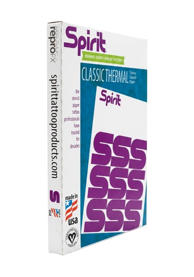Spirit Classic Thermal 11 Dövme Transfer Kağıdı Profesyonel Stencil Kağıdı 100 Lü Paket