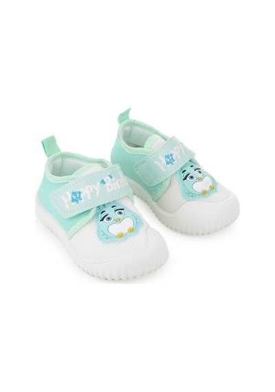 Gezer Yazlık Keten Kız Bebe Happy Birds Cırtlı Ayarlanabilir Ayakkabı Ga2ybm.03356.00.3g3.0a Yeşil
