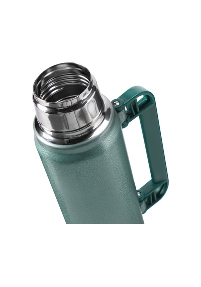S-link Sl-tm13 Yeşil Kumlama Boya 750ml Iç 304 Dış 201 Sert Plastik Kulp Ve Portatif Paslanmaz Çelik Termos Kupa Yeşil