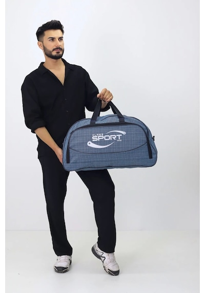 Probag Kabin Boy Hostes Tipi Spor Valiz Seyahat Tatil El Ve Omuz Askılı Günlük Kullanım Ve Kıyafet Çantası Mavi