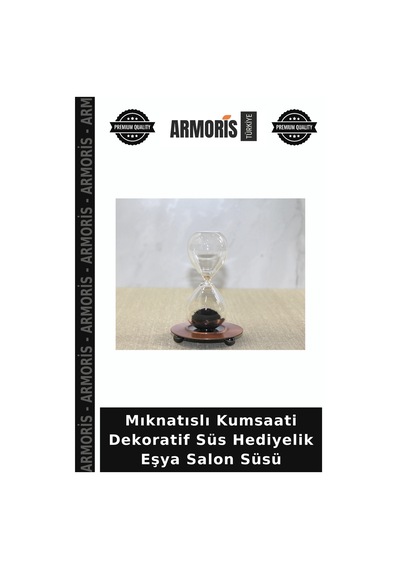 Mıknatıslı Kumsaati Dekoratif Süs Hediyelik Eşya Salon Süsü