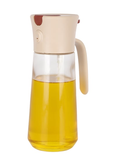 Kumtel 500 Ml Çok Amaçlı Cam Sprey Yağdanlık Hspr-02 Bej