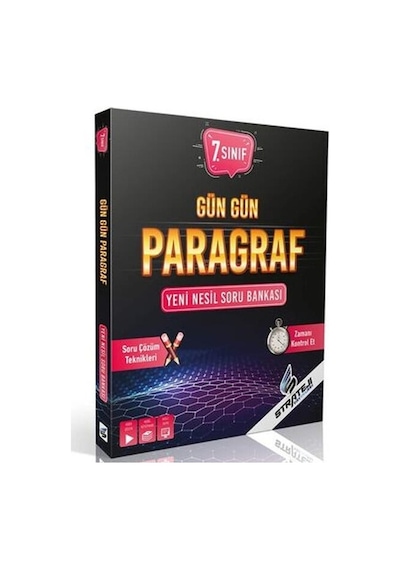 7.Sınıf Gün Gün Paragraf Soru Bankası- Strateji Yayınları 7.Sınıf Gün Gün Paragraf Soru Bankası- Strateji Yayınları