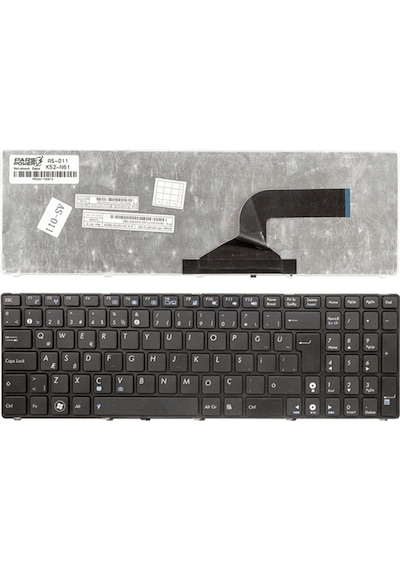 Asus Uyumlu N61DA, N61JA, N61JQ, N61JV Notebook Klavye (Siyah TR) ( Pars power ) Siyah - Çerçeveli 305874