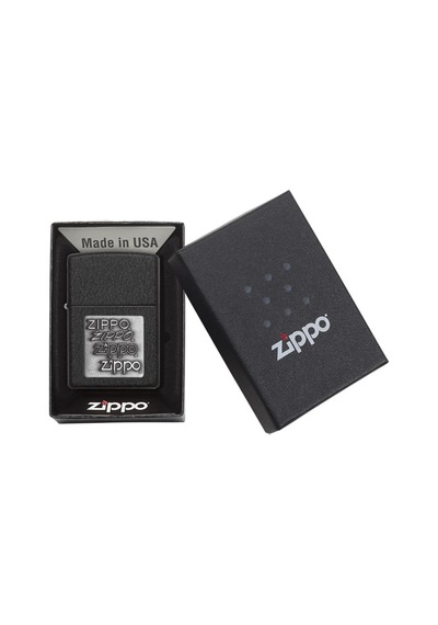 Zippo Black Crackle Çakmak