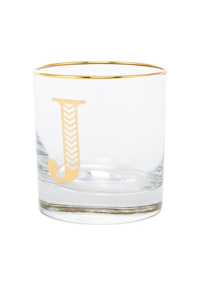 Mudo Home Monogram Bardak - J 300ml Altın
