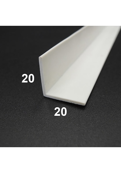 Alüminyum Beyaz Köşebent L Profil Köşe Profili 20 X 20 Mm 443128813