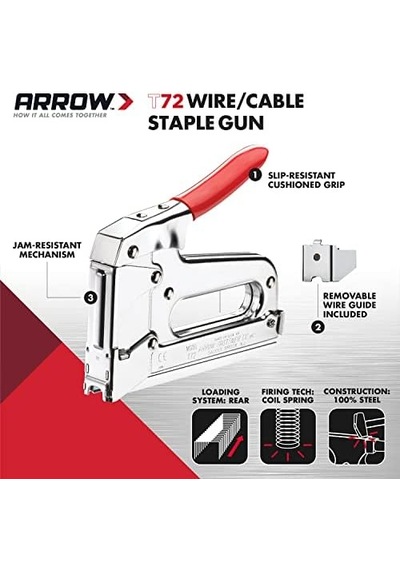 Arrow T72 Tel Ve Kablo Zımba Tabancası