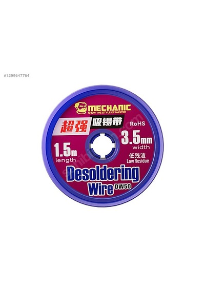 Mechanıc R300 Dw50 Lehim Fitili Sökücü Lehim Sökme Teli