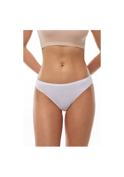 Malabadi Kadın Beyaz 6 Lı Paket Modal Bikini Slip Külot 155 Beyaz