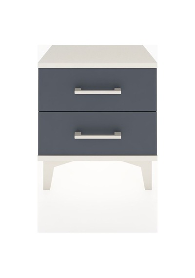 Arges Komodin 2 Çekmeceli 44x30x48 Aytaşı-antrasit Aytaşı