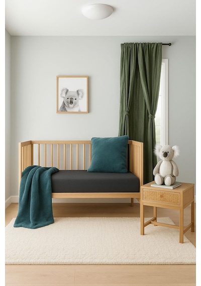 2 Adet 50 X 90 X 10 Cm Anne Yanı Lastikli Penye Kumaş Bebek Çarşafı