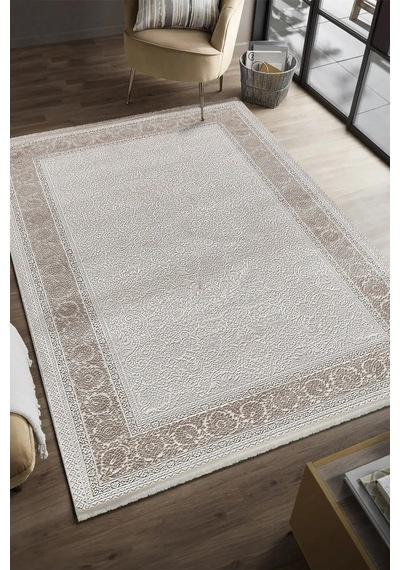 Kreasyon Halı Serenat Se005 Krem Makine Halısı