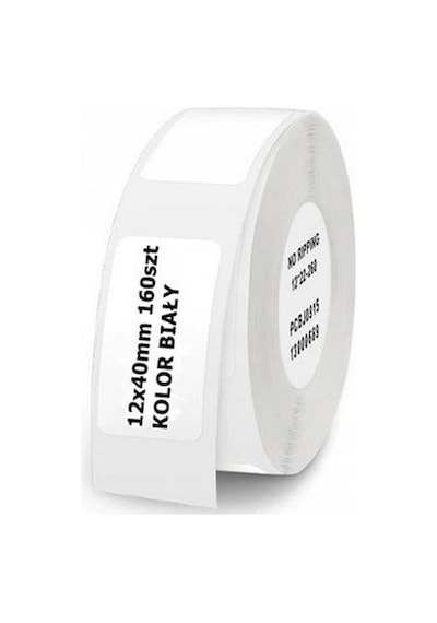Niimbot T12x40mm 155 Adet Beyaz Etiket D11, D110, D101, H1s