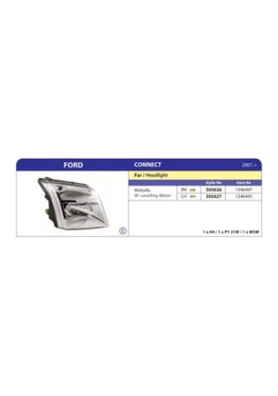 Ford Connect Far Sağ 2002-2014