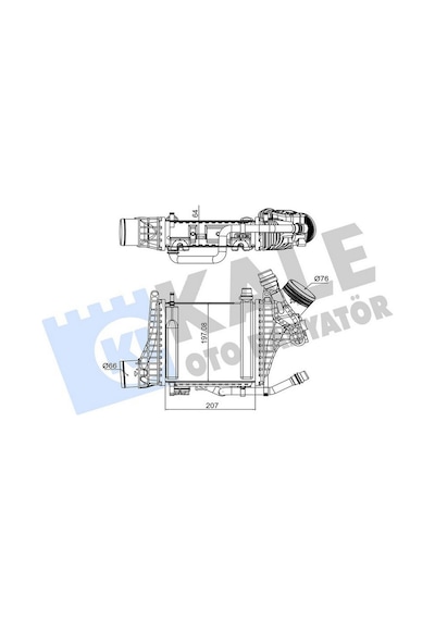 Turbosarj - 253 - Radyatoru Mercedes M264 W205 S205 C205 A205 C257 W213 S213 C238 A238 - Mıxdepo - X253 C253