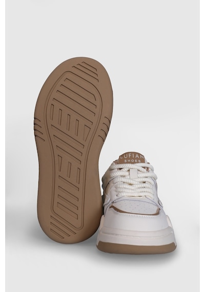Lufian Maya Kadın Sneaker Ayakkabı Bej Bej