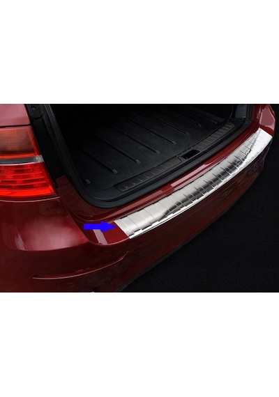 S-Dizayn Bmw X6 E71 Krom Arka Tampon Eşiği 2007-2018
