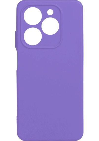 Tecno Spark 20c Kılıf Zore Biye Silikon Lila