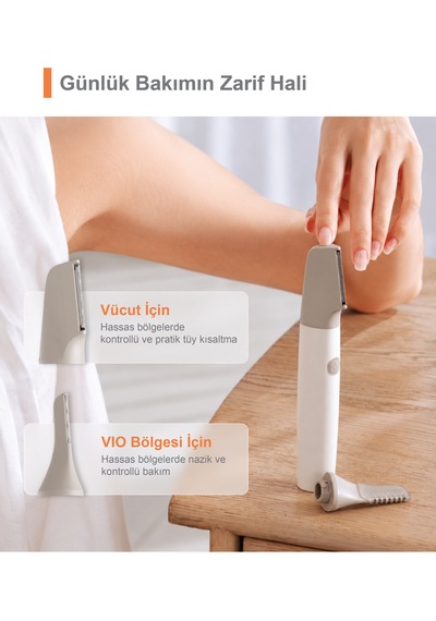 Touchbeauty Tb25549 Çok Başlıklı Kablosuz, Bikini Ve Özel Bölge Tüy Kısaltma Cihazı
