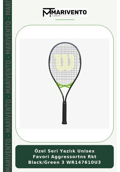 Özel Seri Yazlık Unisex Favori Aggressortns Rkt Black/green 3 Wr147610u3