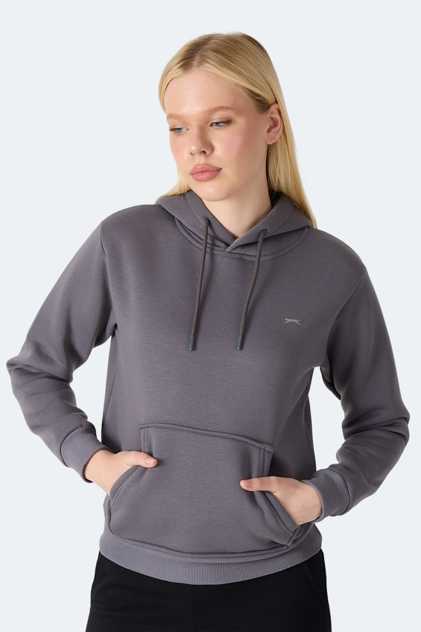 Slazenger Mısty I Kadın Gri Sweatshirt Gri